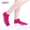 Antibacterial Silver Sneaker Socks Sports Socks Short Socks Unisex for Diabetes Patients and Problem Feet (Size L = EU 42-45, Pink/White) view 2