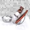 Grooming Shaving Kit for Men,Strong Razor and Brush Stand with Stainless Steel Shaving Soap Bowl,Dad Gifts,boyfriend Gifts,Husband Gifts for Him view 4
