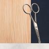 MHLE Beard Care Beard, Nose and Ear Scissors, Facial Hair Scissors with Rounded Tips, Rustproof, Matt, Stainless Steel view 3