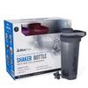 BluePeak Protein Shaker Bottle 28-Ounce, 3-Pack with Twist Cap. BPA Free, Shaker Balls Included (Purple, Red & Gray) view 2