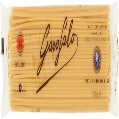 10x Garofalo Pasta di Gragnano IGP Bucatini N 14 durum Wheat Semolina Pasta Long Pasta 100% Neapolitan Pasta Pack of 500g