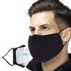 Face Mask with Filter x1 GENERISE Reusable Face Mask with Filter - Breathable, Washable & Adjustable Face Mask - Unisex (Black) view 1