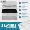 Face Mask Filter x20 GENERISE Filters for Face Masks UK Stock - Replaceable Carbon Activated Face Mask Filters view 3