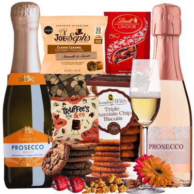 ANT&CHID Prosecco and Rose Wine Gift Set for Her|Birthday Gift Set for Women - Ideal Best Friend Gift for Women|Presents for Women|Gift Ideas for Women