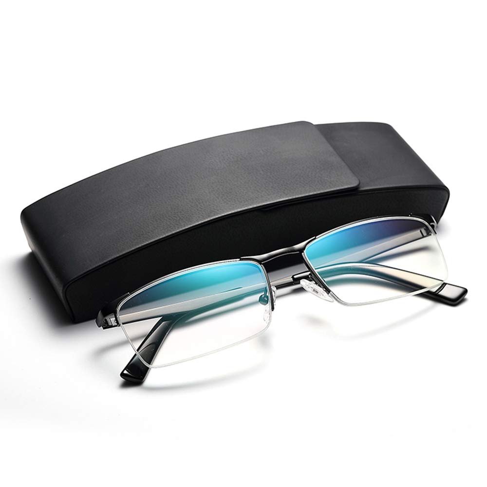 Anti Blue Light Reading Glasses Mens Anti Fatigue Presbyopia Eyeglasses Clear Resin Lens Hyperopia Eyewear Diopter 1.00 To 3.00, 1.50