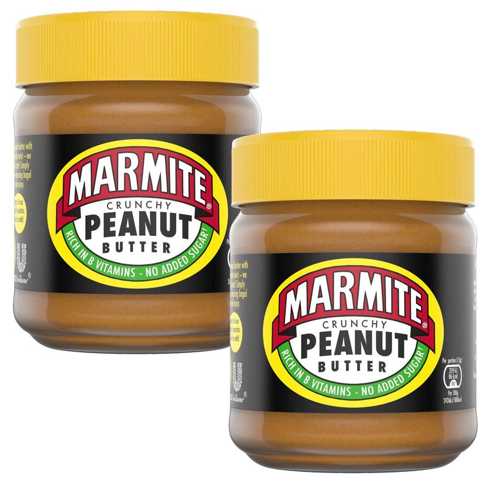 2 x 225g Crunchy Peanut Butter Vegetarian Sandwich Toast Spread