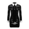KHDFYER Women's Erotic Lingerie Setswomen Parties Dress Dark Costume Femme Halloween Cosplay Dress-Black_L view 4