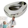 Stainless Steel Bed Pans With Lid, Bedridden Paralyzed Elderly Care Bedpan Toilet, Adult Men And Women Elderly Pregnant Urinal,Silver-Withoutcover view 1