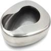 Stainless Steel Bed Pans With Lid, Bedridden Paralyzed Elderly Care Bedpan Toilet, Adult Men And Women Elderly Pregnant Urinal,Silver-Withoutcover view 2