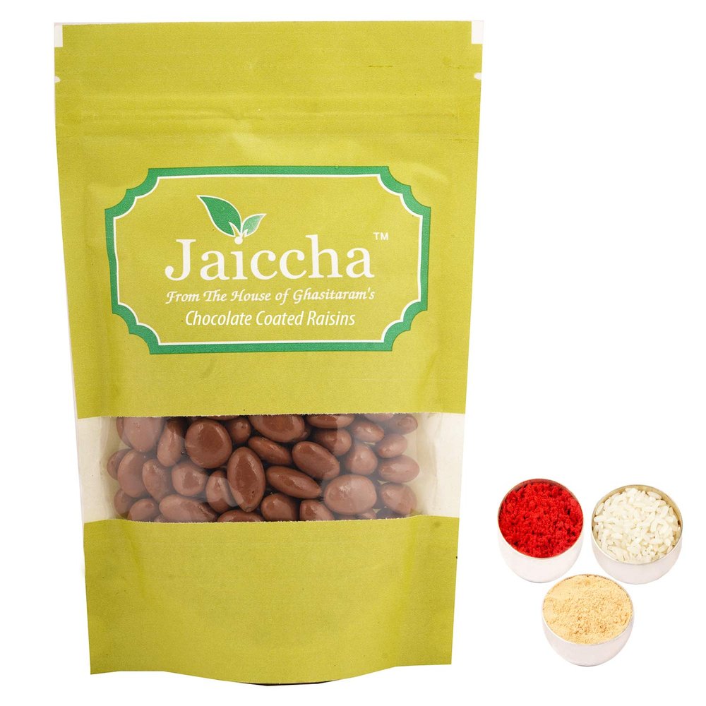 Jaiccha Ghasitaram Bhaidooj Gifts - Chocolate Coated Raisins