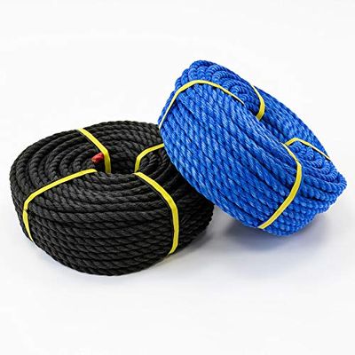 TITAN Poly Rope | Ultra Heavy Duty Polypropylene Outdoor Rope  Increased Strength Cord | 4mm, 6mm, 8mm, 10mm, 12mm, 14mm, 16mm, 18mm, 20mm, 25mm  Premium Grade (20mm Blue 50m Coil)