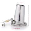  New Male Protective Device Hypoallergenic Stainless Steel Rng 3 Size, Suitable for Men of Any Size view 3