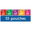 Ella's Kitchen Organic Fruit Smoothie Assortment, (Red, Purple, Green, Yellow and Pink), Pack of 25 Pouches view 1