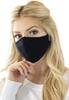 OgLuxe Womens 100% Cotton Washable Outdoor Face Protector Two Layers Mouth Cover Floral With Ear Loops (TwoLayer Black) view 1