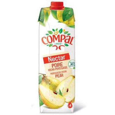 Compal Nectar Pear 1 L (Pack of 12)