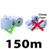 Big 150m Blue Roll Centrefeed Flat Sheet 2-Ply Wipe Towel Tissue (Two 150m Rolls) view 4