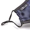AB Face Masks Washable UK , Reusable for Glasses Wearers, Adjustable Face Mask with Filter, 7 Layers of Protection, Navy Blue Silk with Nose Wire view 4
