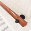 MYAOU Hand Rails for Indoor Stairs, Beech Wooden Handrail Wall Mounted Safety Support Poles with Installation Kit for Elderly, 50-300cm view 2