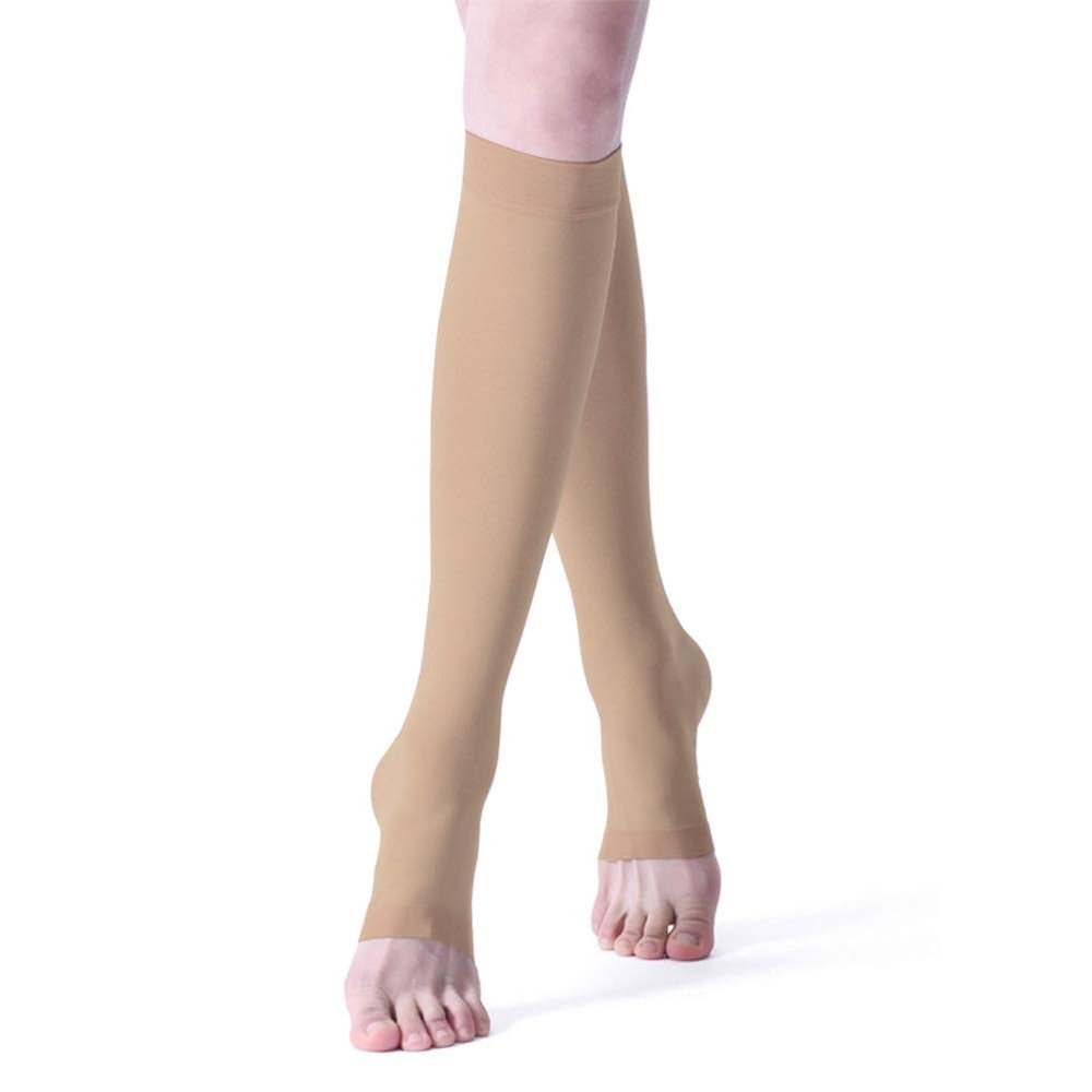 keephen Medical Knee High Compression Stockings for Varicose Veins, Swelling, Edema, Grade Class II (23-32mmHg) Gradient Compression