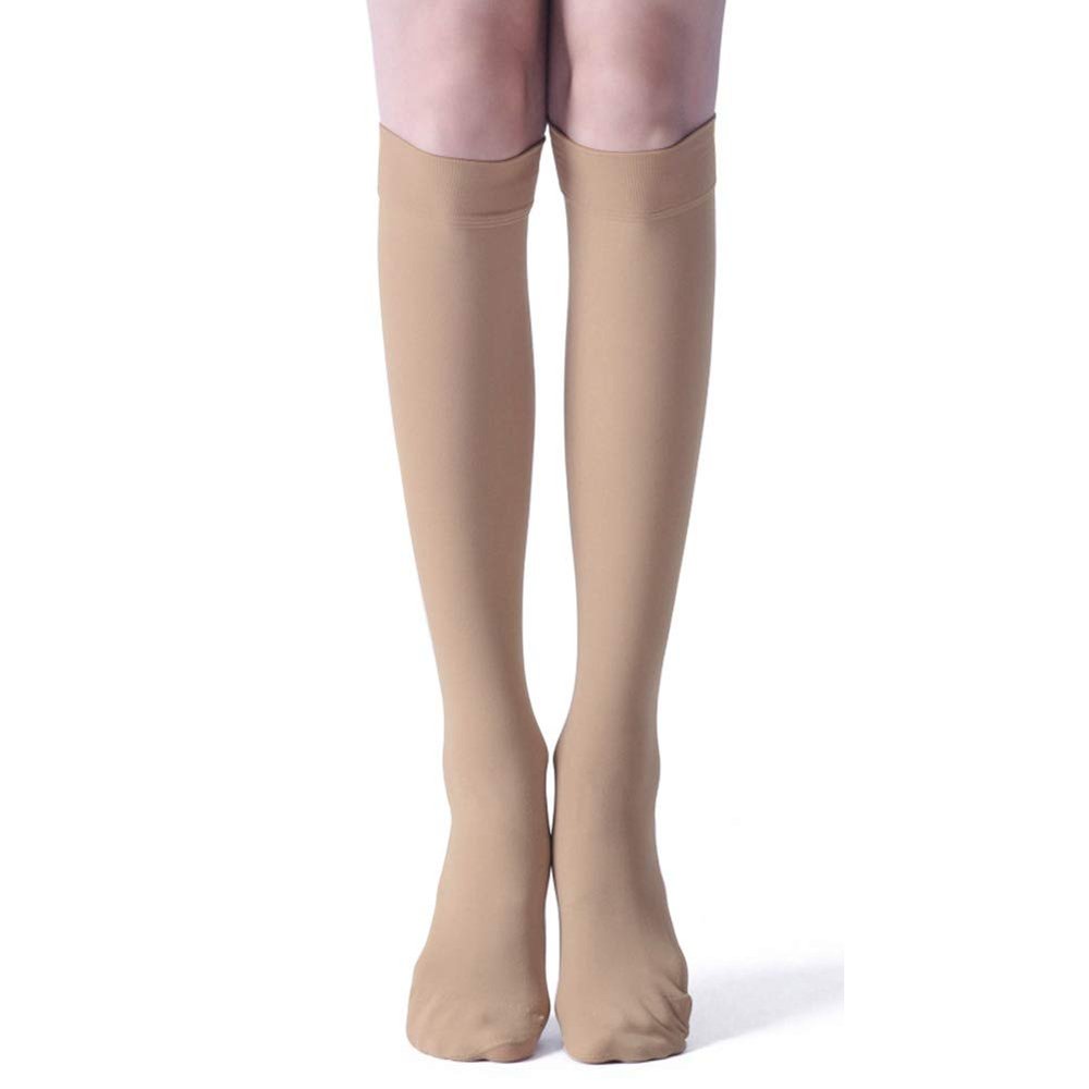keephen Medical Knee High Compression Stockings for Varicose Veins, Swelling, Edema, Grade Class II (23-32mmHg) Gradient Compression