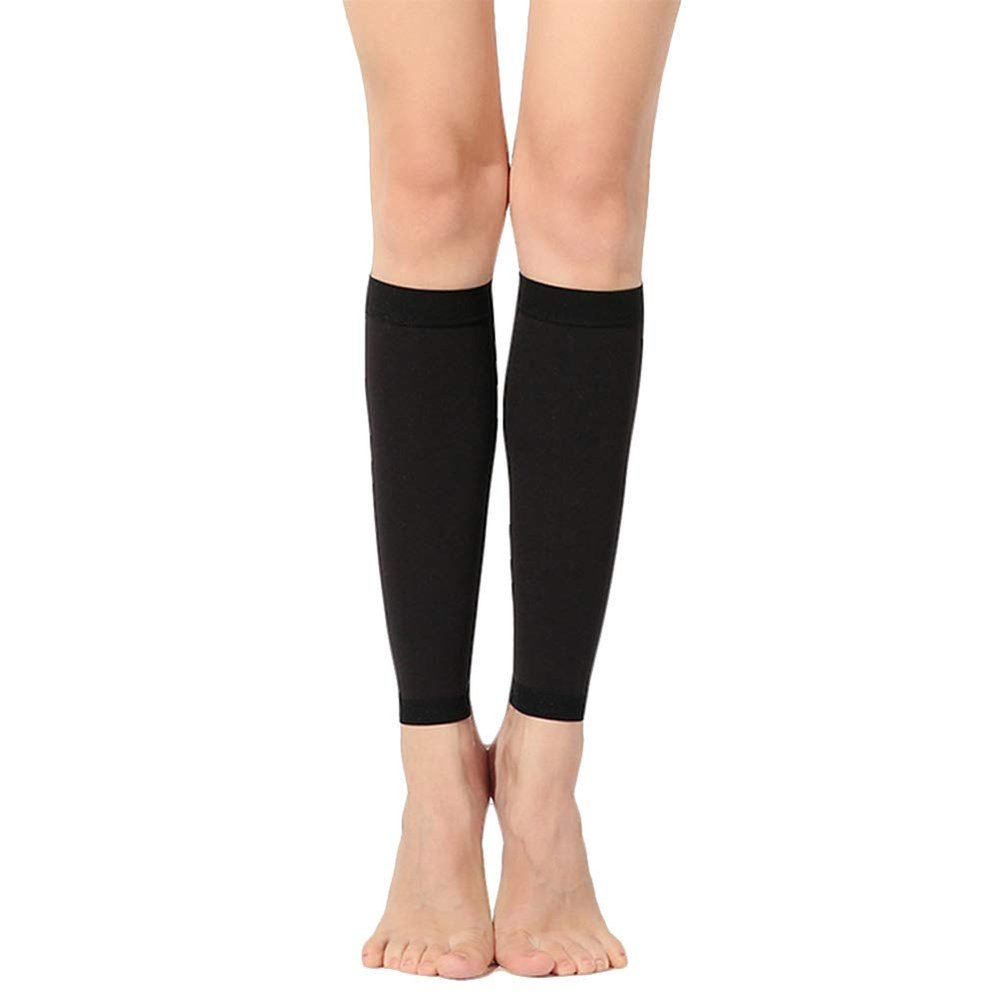 keephen Knee High Calf Compression Socks for Women & Men, 23-32 mmHg Medical Graduated Compression Footless Stockings for Shin Splint, Varicose Vein, Edema