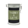 Sistir, Thanks A Latte Coffee Gift in A Tin. Novelty Thank You Gift for Coffee Lover. 100% Arabica Grounds, Roasted and Packed in The UK. 150g view 1