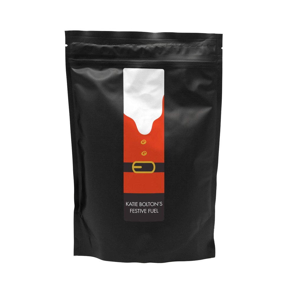 Sistir, Christmas Coffee Personalised Gift. Ideal Stocking Filler for Coffee Lover. Choice of 4 Festive Labels. 100% Arabica Grounds, Roasted and Packed in The UK. 170g