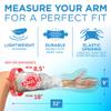 100% Waterproof Arm Cover for Shower - Tight Seal - 2pk Adult Reusable Cast Protectors - Full Arm Bag Sleeves for Wounds Care - After Surgery Plaster Cast Cover for Hand, Wrist, Elbow, Forearm view 3
