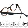 Mini Brille - Professor Style Gaming Glasses with Blue Light Blocking and NO Magnification, FREE Case, Plastic Frame (Tortoiseshell brown), Glasses Women and Men with Anti Blue Light Filter view 4