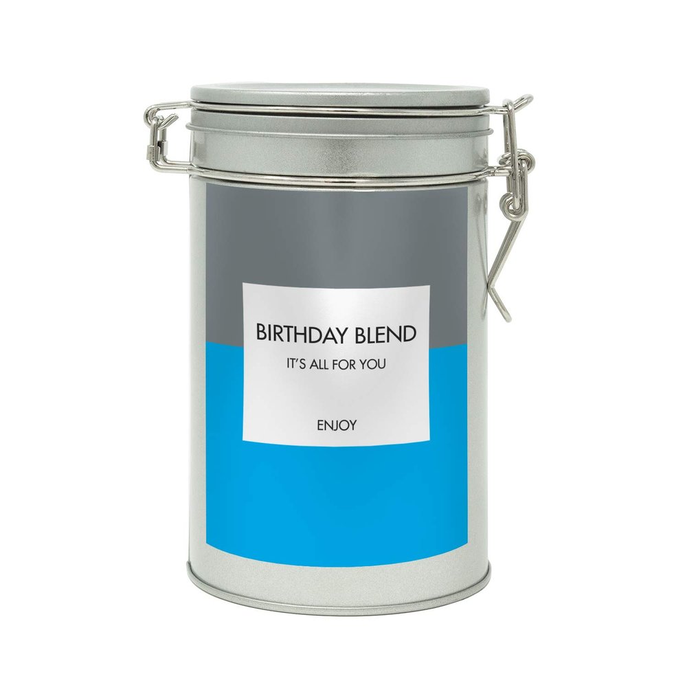 Sistir, Birthday Coffee Gift in A Tin. Perfect for Coffee Lovers. 100% Arabica Grounds, Roasted and Packed in The UK. 150g