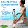 100% Waterproof Leg Cover for Shower - 2pk - Tight Seal - Reusable Adult Full Leg Cast Protectors - Knee, Ankle, Foot - After Surgery Bandage and Dressing Cast Bag for Wounds and Burns view 2