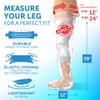 100% Waterproof Leg Cover for Shower - 2pk - Tight Seal - Reusable Adult Full Leg Cast Protectors - Knee, Ankle, Foot - After Surgery Bandage and Dressing Cast Bag for Wounds and Burns view 3