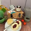 Devon Hampers Vegan Afternoon Tea Hamper for 2  Cream Tea Gift Set & Food Hamper Gifts for Women - Fresh Scones, Jam, Devonshire Tea Bags & Vegan Cream (Wicker Basket) view 2