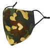 Basic Sense 100% Cotton Washable Reusable Skin Friendly Plain Face Coverings Masks (Camouflage) view 2