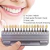 16 Color Dental Tooth Shade Guide, 3D Professional Teeth Whitening Materials Tracking Chart Oral Care Dentist Tools view 3