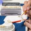 16 Color Dental Tooth Shade Guide, 3D Professional Teeth Whitening Materials Tracking Chart Oral Care Dentist Tools view 4
