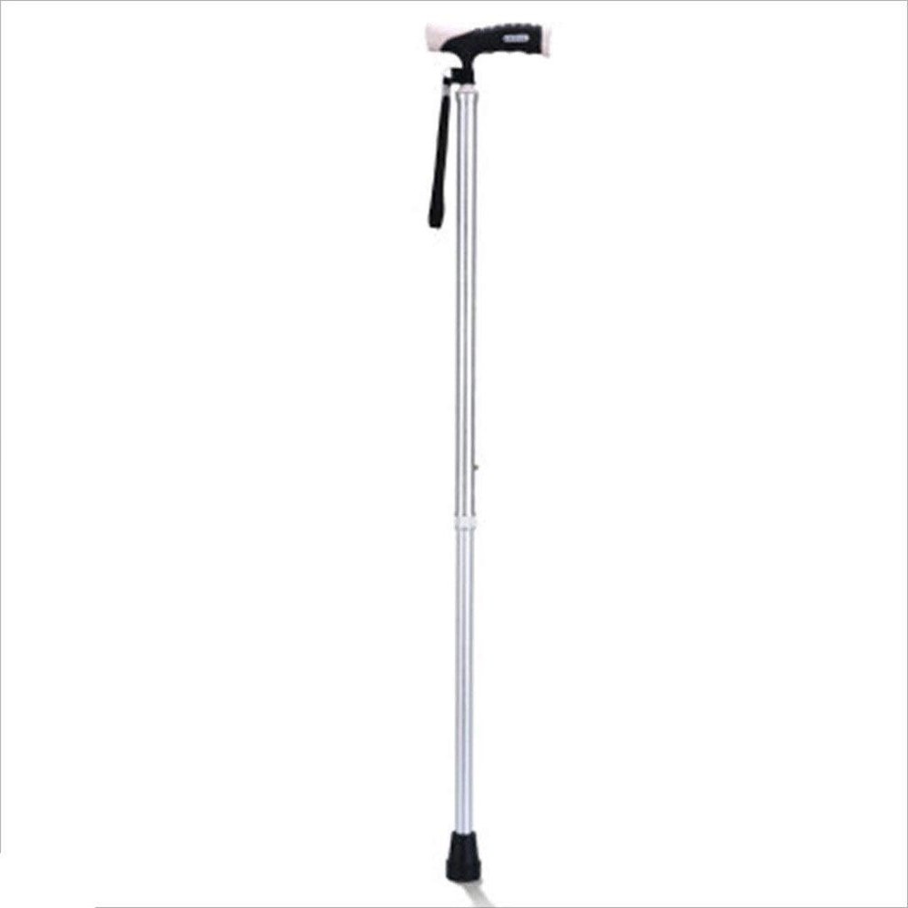 SGSG Walking StickWalking Canes Retractable Foldable Adjustable Height Crutches Portable Non-slip Mobility Daily Living Aids For Seniors Disabled