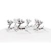 Anniversary House 144pcs Reindeer Plastic Cake Topper Picks Silver Bulk Christmas Cake Decorations, Christmas Cake Toppers, Yule Log Decorations, Traditional Non-Edible Decorations, F072S UK view 1