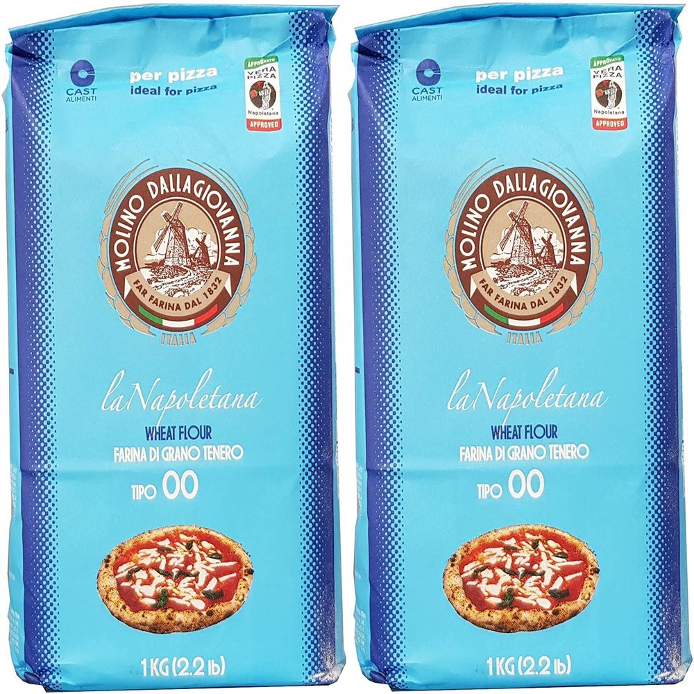 Type 00 Flour for Pizza - 2x1kg (Molino Dallagiovanna) (Pack of 2)