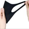 Boolavard 6 Pack Fashion Cloth Fabric Face Protection, Unisex Earloop Black Dust Reusable Washable view 4