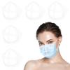 5PC 3D Mask Bracket Comfortable Wearing,Keep Fabric Off Mouth,Help Breathing Smoothly, Lipstick Savor Reusable Washable Translucent view 1