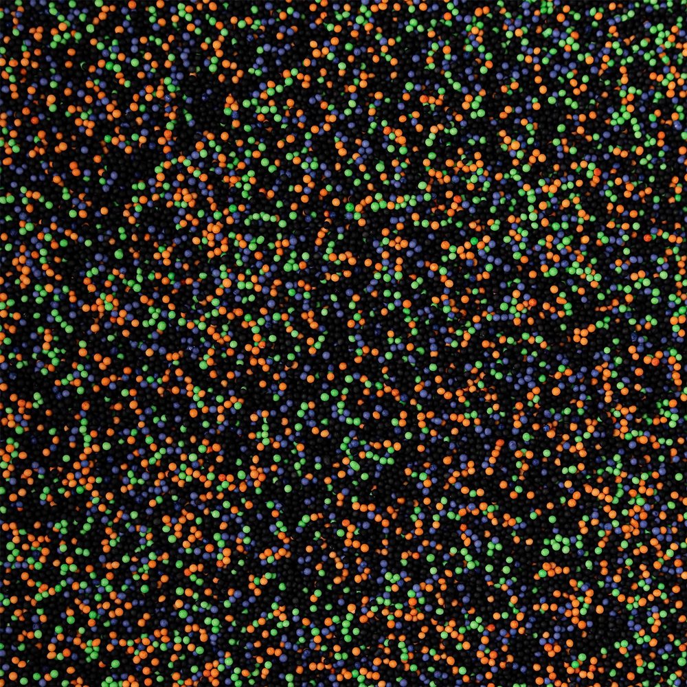 100's & 1000's - Halloween Sprinkle Mix - Black, Purple, Orange & Green (Halloween Mix, 100g)