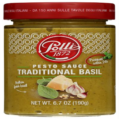 Polli Traditional Basil Pesto, 6.7 OZ