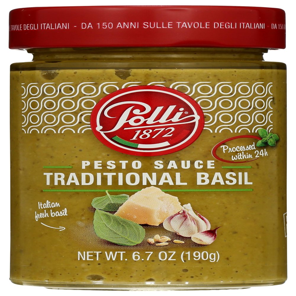 Polli Traditional Basil Pesto, 6.7 OZ
