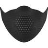 AIRPOP Original Reusable Face Mask, 4 Replacement Filters Included, Multi Layer Face Covering, Contoured Fit, Folding Adjustable Mask with Carry Bag, Washable Adult Face Mask, Black view 1