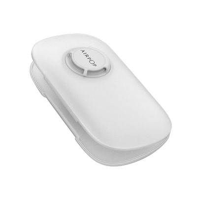 AIRPOP Pocket Case for Reusable Face Mask, Suitable Pocket Face Mask Reusable Kids Face Masks, Portable Carry Case for Mask, White
