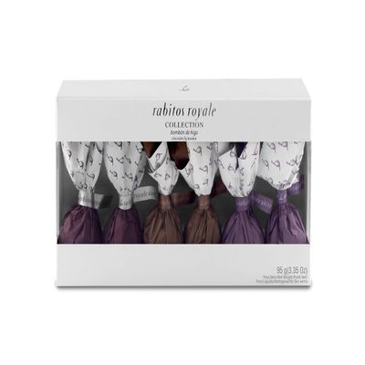 RABITOS ROYALE COLLECTION - Pack with 6 chocolate pralines - 95 gr