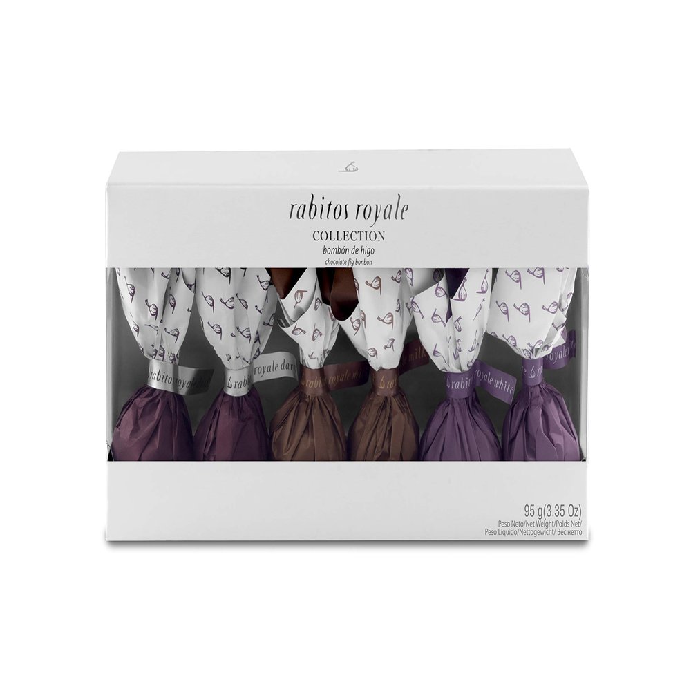 RABITOS ROYALE COLLECTION - Pack with 6 chocolate pralines - 95 gr