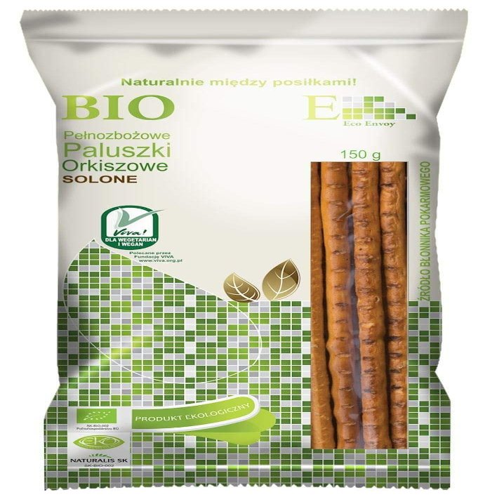 WHOLEMEAL Salted Spelt Snack BIO 150g - ENVOY