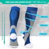 Johnda Compression Socks for Men and Women, Plantar Fasciitis Relieve Pain Supports Heel Better Blood Circulation,Reduced Fatigue,Speed Up Recovery view 3